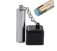 Générique 2 in 1 Portable Non Slip Chalk Holder for Pool Cue, For Pool Cue, For Games Session, Exercise, Match Competition, Training Club, and