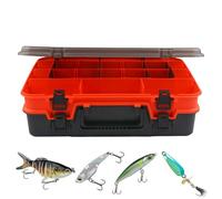 Générique 2 Layer Box - Handled Time Accessory Organizer for Lake Shore Catfish River Stream