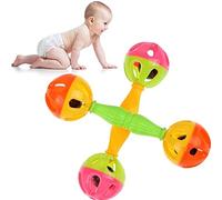 Générique 2 Pieces Parrot Toy Educational Instrument Music Toy Plastic Ring Early Rattle for Animals Parrots (Mixed Style)