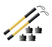 Générique 2 Set Schnurlose Kampfseile mit verstellbaren Gewichten - Leises Battle Rope for Home Gym, & Krafttraining | 51 cm Fitness-Stöcke für Männer & Frauen