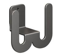 Générique 2 x Wall Mounted Shoe Racks, Shoe Rack Towel Rack, Hook Hanger for Drying Shoes for Bathroom, 2 Pieces