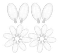 Générique 20 Pcs Replacement Whistles for Dog Toys, Olive Shape Oval Moaning Cushion Accessories - for Adult Dog Lovers, Party, DIY Projects