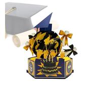 Générique 2026 Graduation Congratulations Card 3D Congratulations for Graduate | Graduation Encouragement Card for Friends Comrades Ceremonies Parties Events High School University Banquets