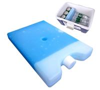 Générique 250 ml Reusable Ice Packs - 12 Hours of Cooling Power | Blue Gel Ice Elements for Cooler Bags Boxes | for Camping Picnics Food Preservation Pet Coøling, Compact Easy Store Multi-Purpose