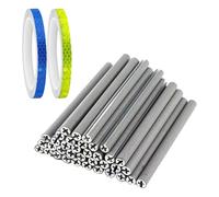 Générique 36 Pieces Waterproof High Visibility Safety Reflective Spoke Covers for Road Cycling Outdoor Travel Adventure Stroller Chair