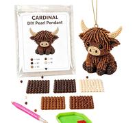 Générique 3D Beads Animal Kit - Creative Beading and Weaving Equipment | 3D Animal Beads Kit - For Teens and Hobbies Enthusiasts Women Lovers Home Party