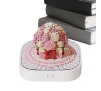 Générique 3D Calendar - Paper Sculpture Roses to Strip, Artistic Notepad | For Valentine's Day Office Decoration Home Christmas Adult Student Child Party Holiday Study Writing
