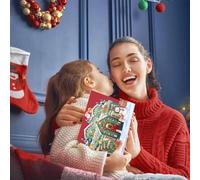 Générique 3D Christmas Greeting Cards | Popup Cards with Light and Music for the Holiday Season, Message of Love for Family, Millennial Women Youth