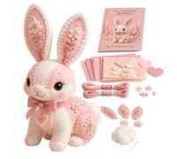 Générique 3D Felt Forest Animals Kit | Handmade Felt 3D Animal Decoration | Forest Kit | for Enthusiasts Activity Leisure Art Manufacturing Development