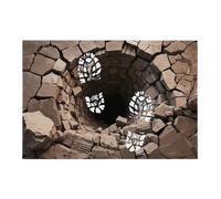 Générique 3D Hole Mat, Interactive Mat Non-Slip and Washable | Optical Illusion Hole | for Family, Friends, Adults, Home Decoration, Office, Bedroom