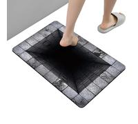 Générique 3D Optical Illusion Rug - 80 x 50 cm Anti-Skid Quick Drying - Carpet with 3D Visual Effect | for Birthday Halloween Parties New Year Entrance Living Room Bedroom