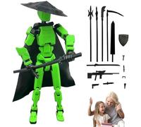 Générique 3D Printed Action Figure, Action Figures for Boys | Dynamic Robot Toy with Movable Joints - Anti-Stress Desk Decorations, Realistic Collection Toys for