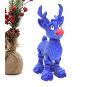 Générique 3D Printed Animals for Christmas Reindeer Articulated Stress Relief Toy - Table Model Toy | for Photography Library Bedroom Living Room Home Office Decoration