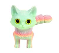 Générique 3D Printed Cat, Fidget Animal Figurine, Movable Joint Toy, Realistic Desktop Sculpture Gift, Collectible Ornament Model for Adults Boys Girls Easter Birthday Party, 5.91 x 1.18 x 1 inch