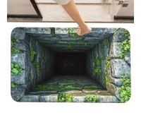 Générique 3D Rug with Hole Effect, Abstract Non-Slip, 3D Hole Effect Carpet for Interior, for Bedroom, Living Room, Office, Living Room, Sofa, Home, Party, Birthday