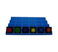 Générique 4 Holders for Qwirkle Tokens 32 x 32 (Blue)