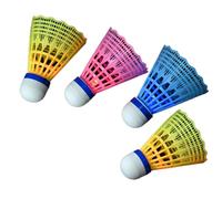 Générique 4 Piece LED Badminton Steering Wheel - Training Equipment for Indoor and Outdoor Sports, Practice Indoor Outdoor Garden Beginners Adults