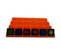 Générique 4 x Qwirkle Token Holders 32 x 32 cm Orange