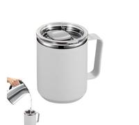 Générique 450ml Steel Insulated Tumbler - Portable Coffee Cup with Leakproof Lid | Double Wall Insulation for Temperature | Perfect for Camping, Office & Everyday Use