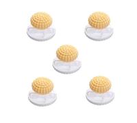 Générique 5 Pieces Floating Hair Filter for Washing Machine Reusable Pet Hair Catcher Net Plush Collector Compatible with All Machines Easy Care