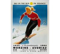 Générique 50 x 70 cm - Ski in the Sun - Poster - Morzine Avoriaz - Poster