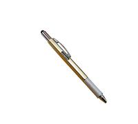 Générique 6 in 1 Multi-Function Ballpoint Pen, Super Tech-Tool Pen with Ball Pen/Ruler/Spirit Level/Stylus Screwdriver for