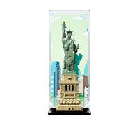 Générique Acrylic Display Case for Le*GO 21042 Statue of Liberty - Clear Dustproof Display and Storage Case for Collectible Construction Models (Printed-3mm)