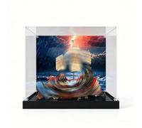 Générique Acrylic Display Case for The*GO 71848 Temple Reco*mpenses - Transparent Dustproof Display and Storage Case for Collection Building Models (Printed-3mm)
