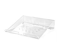 Générique Acrylic Laptop Stand, Ergonomic Vision Height and Stable Stand, Transparent Acrylic Base for Office | Women Men Adults Dorm Office Study Coffee