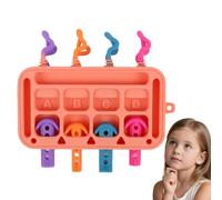 Générique Activity Board, Silicone Educational Toy - Frauen Kniestütze, for Boys and Girls from 1 to 3 Years Old for Home, Classroom, Kindergarten and