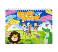 Générique Activity Books for - Educational Toys Double Sided Learning - Shape Matching Activity Book | for Christmas Birthday Boys Girls Kindergarten Travel