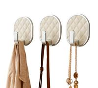 Générique Adhesive Hooks | Modern Removable Holder - Sticky Wall Hooks Towel Rail | For Home Apartment Dorm Door Bathroom Bedroom Living Room Kitchen