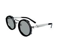 Générique Adjustable Tint Sunglasses, Rounded Sun Glare Reducer, Multi Functional Eyewear Accessory, 9 Gear Dimming Shades, Ideal for Outdoor Adventure and Travel Wear, 5.43 x 5.98 Inches