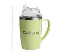 Générique Adult Anti-Spill Cup, 350 ml Liquid Food Container, Adaptable Leak-Proof Cups - for Hospital Caring Patients Care Facilities