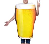 Générique Adult Beer Costume - Polyester Sponge Costume, Cup Bottle Shaped Costume | Eccentric Beer Show For Men And Women | Unisex Mug Outfit