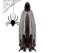 Générique Adult Women's Ghost Cloak Costume | Cloak Costume - Road Road Hooding Cloak of the Horror Festival for the Cosplay Game of the C
