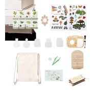 Générique Adventure Set for - Outdoor Explorer Set with Plant Microscope, Camping Adventure Equipment | Educational Science Equipment for Teens & Students