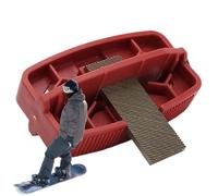 Générique Afilador De Cantos Para Snowboard Y Esquí - Herramienta De Ángulo Lateral Adjustable 86°-89° Con Extraíble - Recortador Portátil ABS+Metal Para Mantenimiento Patines Y Deportes Nieve
