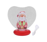 Générique Air Filled Holiday Globe - Heart Shaped Ornament, Floating Ball, Creative Stage Element, Seasonal Lighting Function, Event Display Item, Luminous Sphere