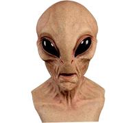 Générique Alien Face Mask Halloween Costume Scary Latex Full Head Realistic Funny Adult