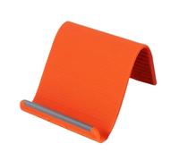 Générique Aluminium and Silicone Phone Holder - Silicone 20 x 10 cm | Flexible Foldable Desk Stand, Non-Slip Universal Tablet | Hold Empty Calls