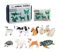 Générique Animal Building Blocks, Learning Activities with Realistic 3D Models - Educational Assembly Animal Model for Girls Christmas Birthday Classroom Easter Travel Party