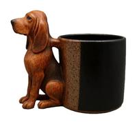 Générique Animal Coffee Mug 3D Dog Shaped Drinking Cup | Heat Resistant for Coffee, Tea, Milk, Espresso, Office, Living Room, Bedroom, Dining Room, Coffee Shop