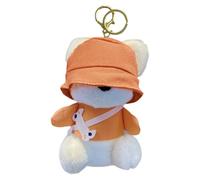 Générique Animal Keychain - 4.92 Inch Plush Keychain | Cute Cartoon Plush Toy, Pendant, Key Bag, Accessories for and Adults, Fun Gift, Daily Life