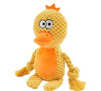 Générique Animal Soft Toys, Soft Toys for Kids, Plush Squeaky Dog Toy, Chattering Chew Plush Dog Toys, Dog Chew Toy with Squeaker, 3.94 x 2.36 x 9.45 inches Squeaky Dog Toy for Interactive and Chewing