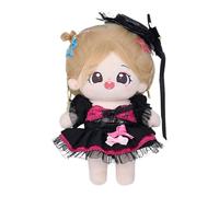 Générique Anime Plush - Cartoon Design Soft Toy 20cm Cotton Display Ornament Playmate | Aesthetic Interior Accent Plush for Home Style