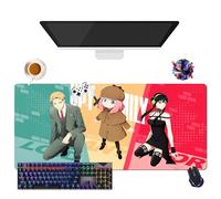 Générique Anime Spy Yor Forger Mouse Pad | Waterproof Extra Large Mouse Pad | Non-Slip Rubber Base for PC, Laptop, E-Sport (3, 35.4" × 15.7" × 0.12")