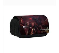 Générique Anime Stationery Bag, Student Pencil Case, Double Zip Pencil Case, Large Capacity, Pencil Bags, Pencil Case for Boys, Girls, Multicoloured, M, Casual