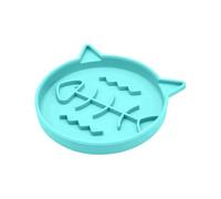 Générique Anti-glutton Cat Bowl - Easy to Clean Silicone Cat Bowl for Cats, Play Play | for Clean Floor Digestion Dry and Wet Food Living Room Outdoor Food Meal Time