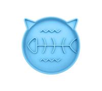 Générique Anti-glutton Cat Bowl | Interactive Non-Slip Silicone Dispenser | Anti-Glutton Dog Bowl for Meals in the Living Room, Keeps the Floor Clean, Digestion of Puppies and Puppies